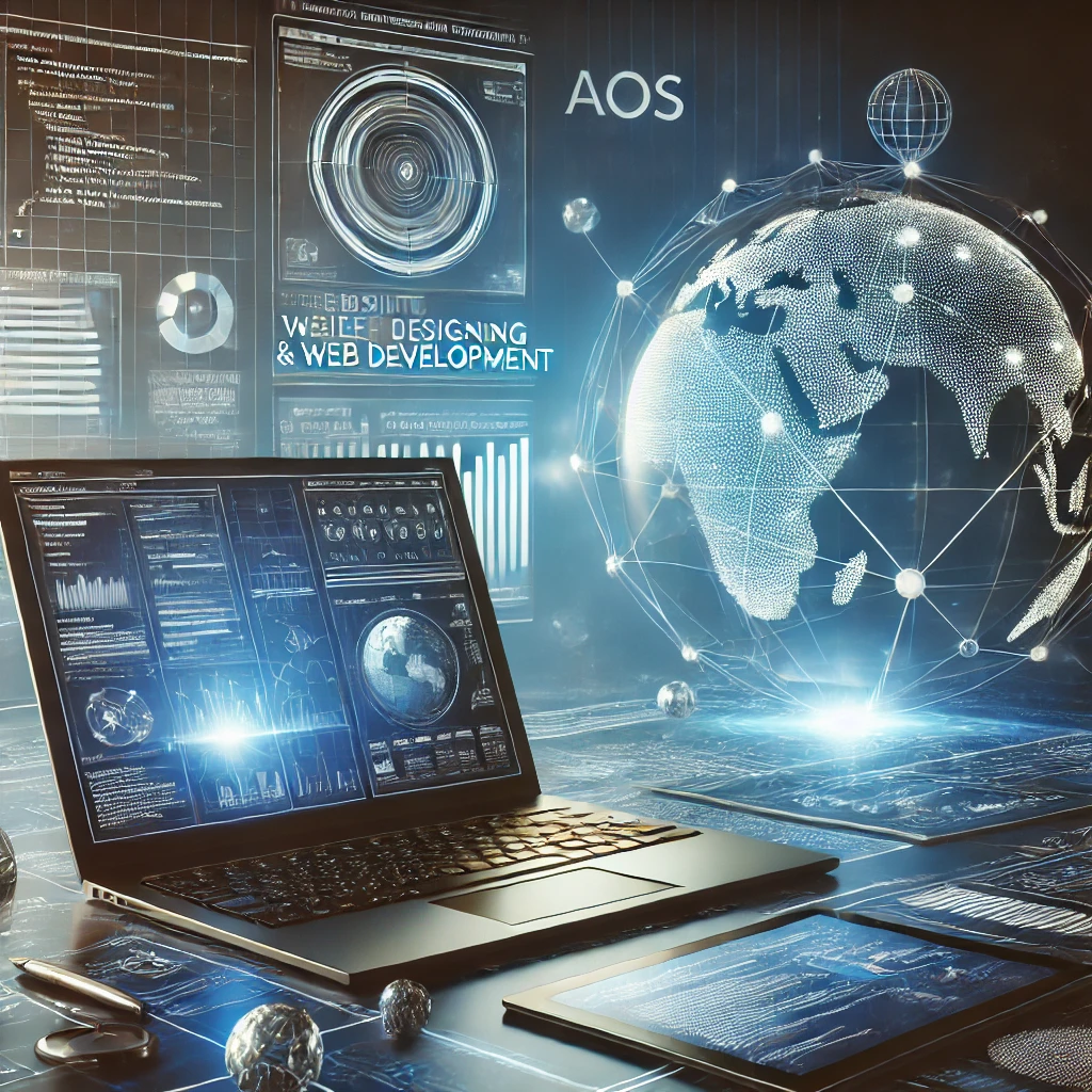 aos website designing and development services.